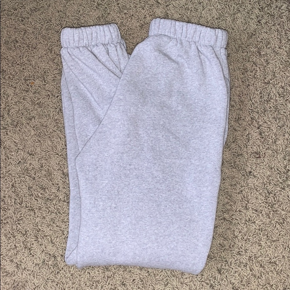 light grey brandy sweatpants